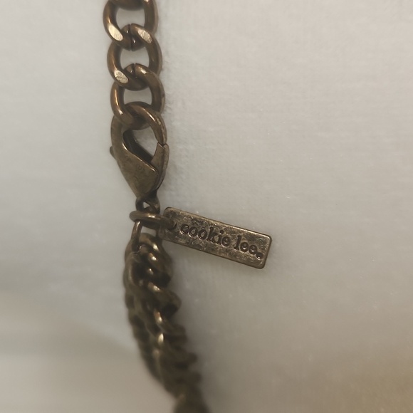 Cookie Lee Vintage Faux Pearl Bib Statement Necklace - Picture 4 of 6